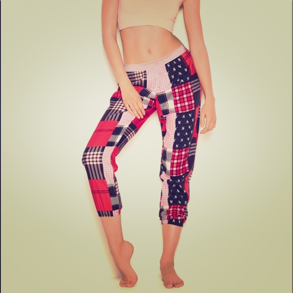 Victoria’s Secret Patchwork Joggers Sleep Pajamas